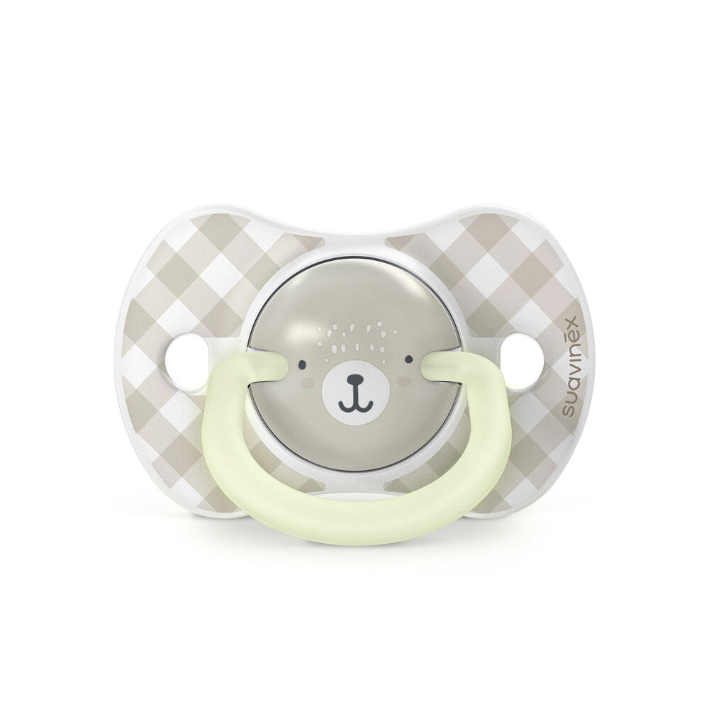 Chupete Noche Y D&iacute;a Fisiol&oacute;gico Silicona 6/18m 2u Wild Gris image number 3.0