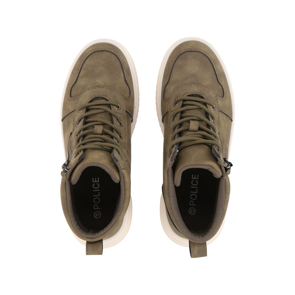 Botin Mujer Verde Plataforma Sole 075 Police image number 1.0