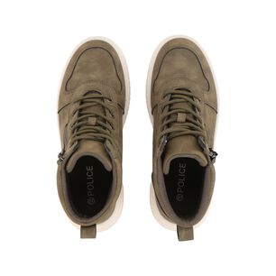 Botin Mujer Verde Plataforma Sole 075 Police