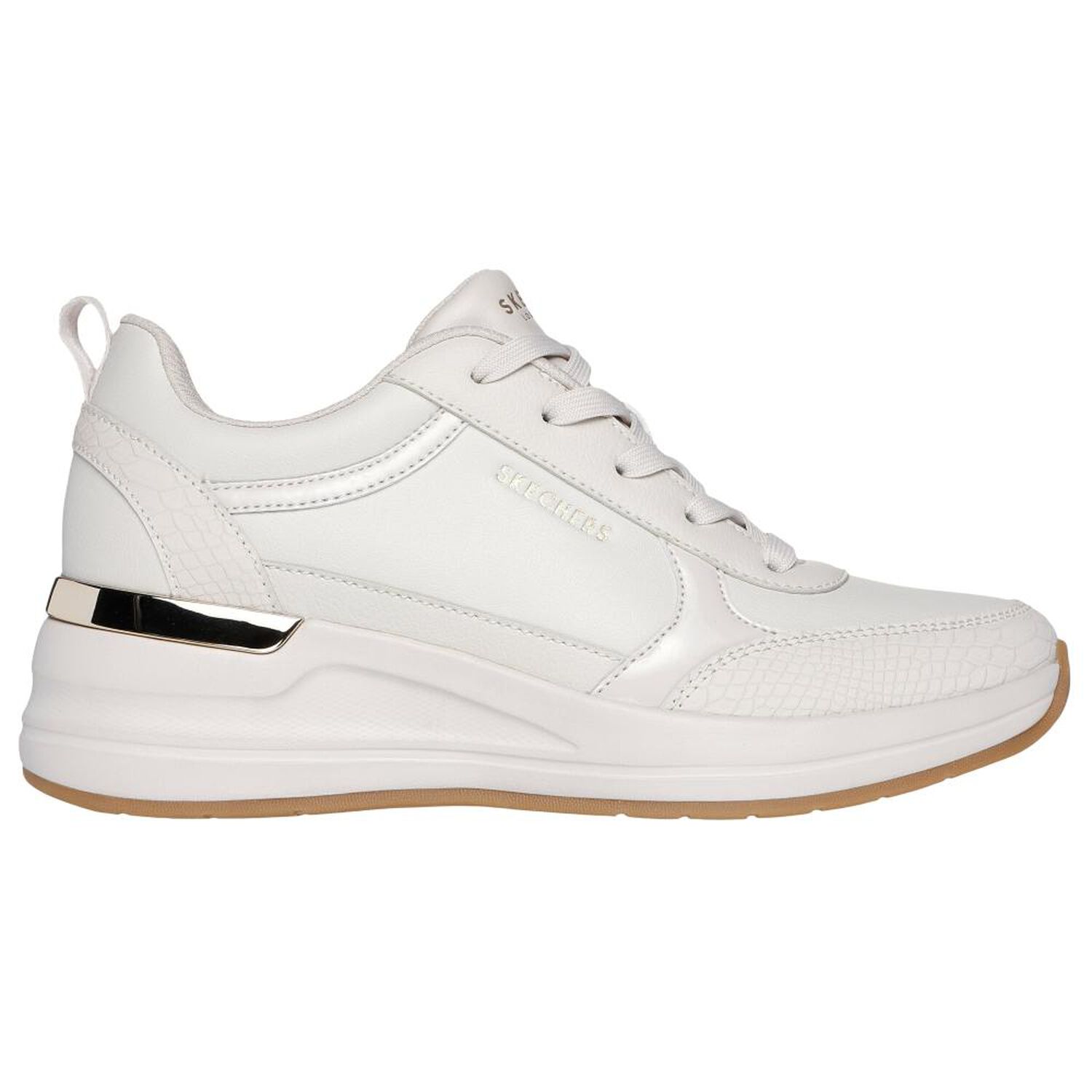 Zapatilla Urbana Mujer Skechers Billion 2 - Fine Shine Beige image number 1.0