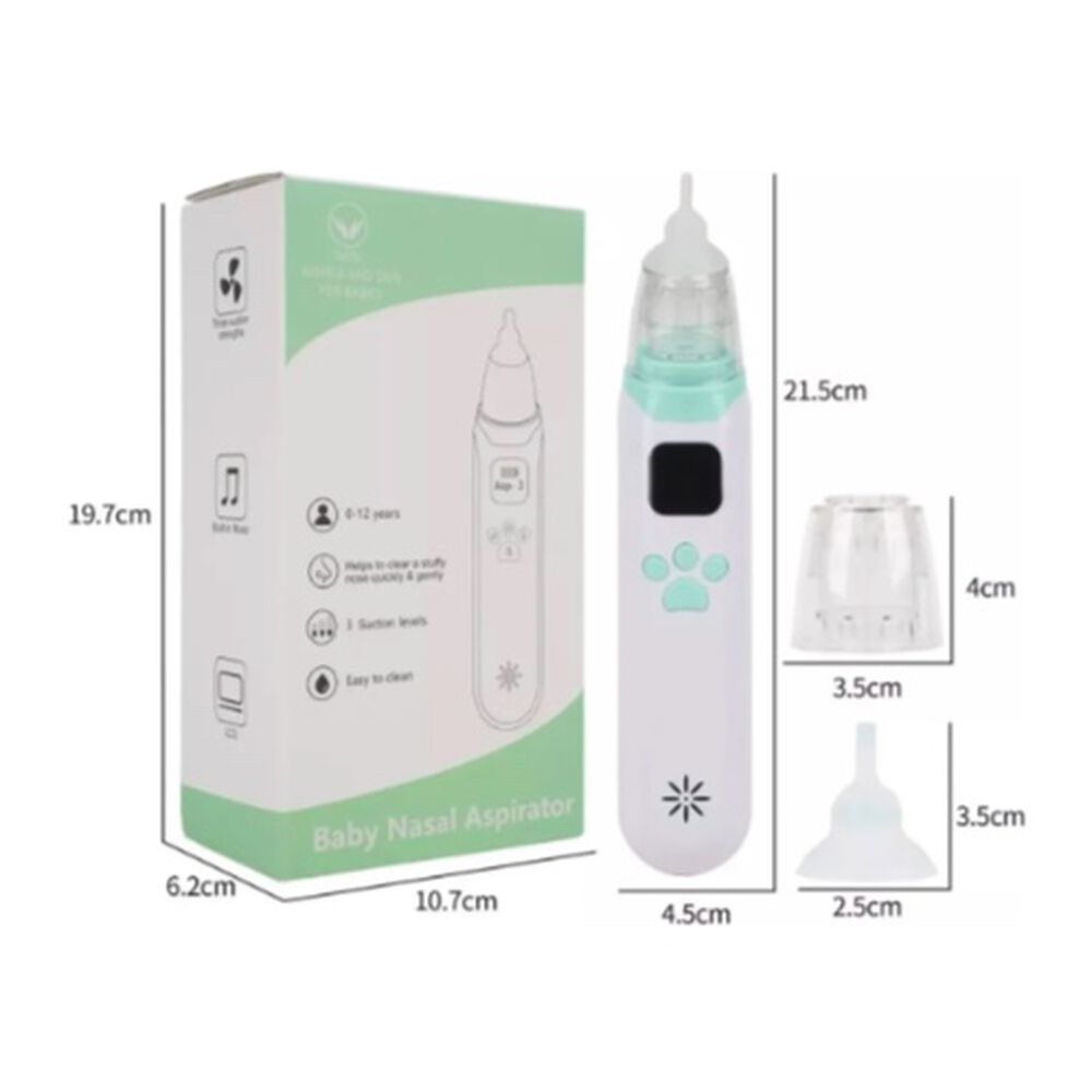 Aspirador Nasal De Bebé Eléctrico Succionador De Moco image number 5.0
