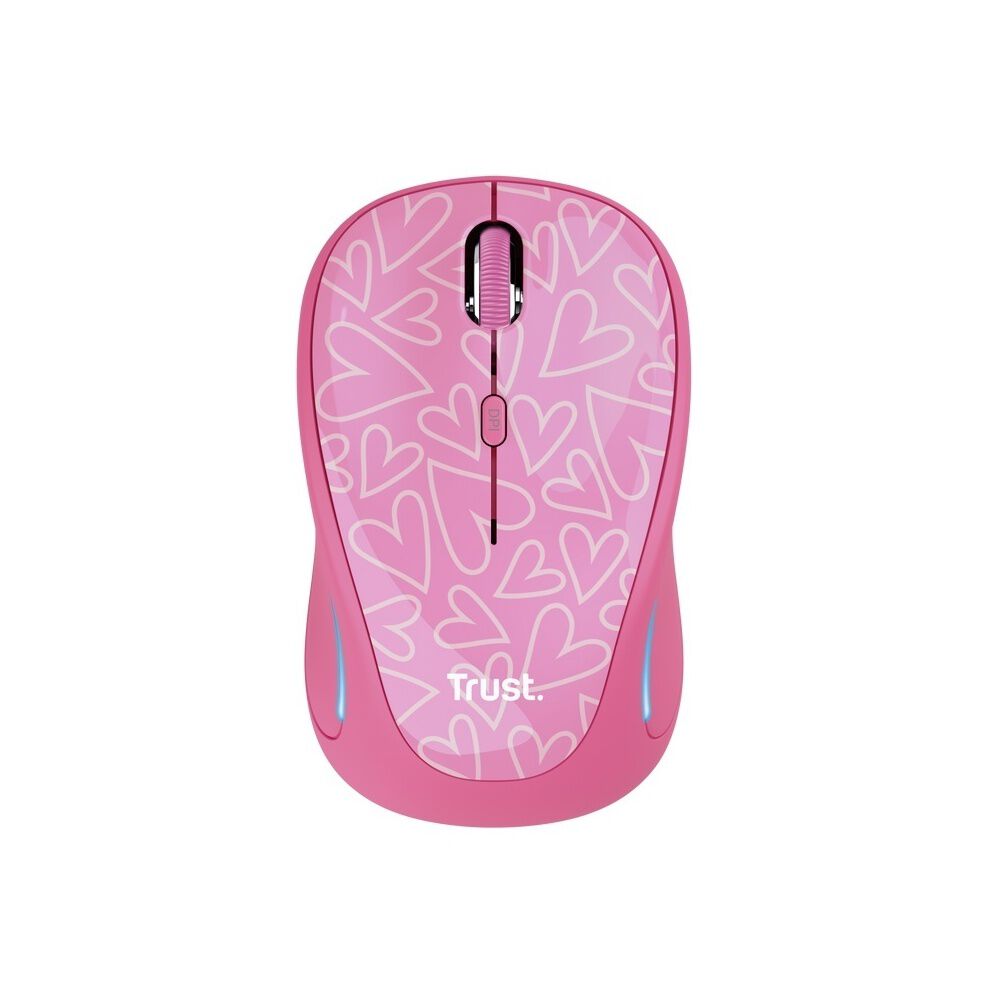 Mouse Inalambrico Rosado Retro Iluminado Rgb Trust Yvi 22336 image number 0.0