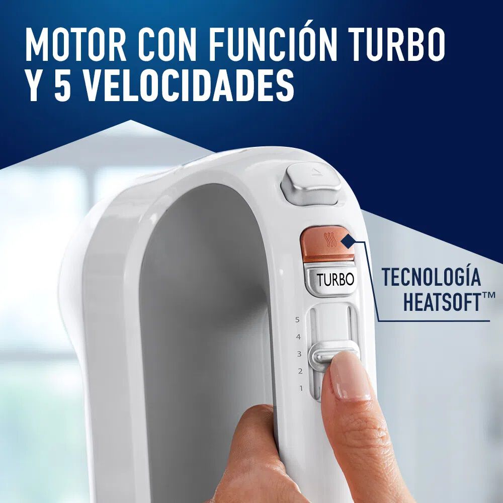 Batidora De Mano Oster Tecnologia Heatsoft Fpsthmamr image number 5.0