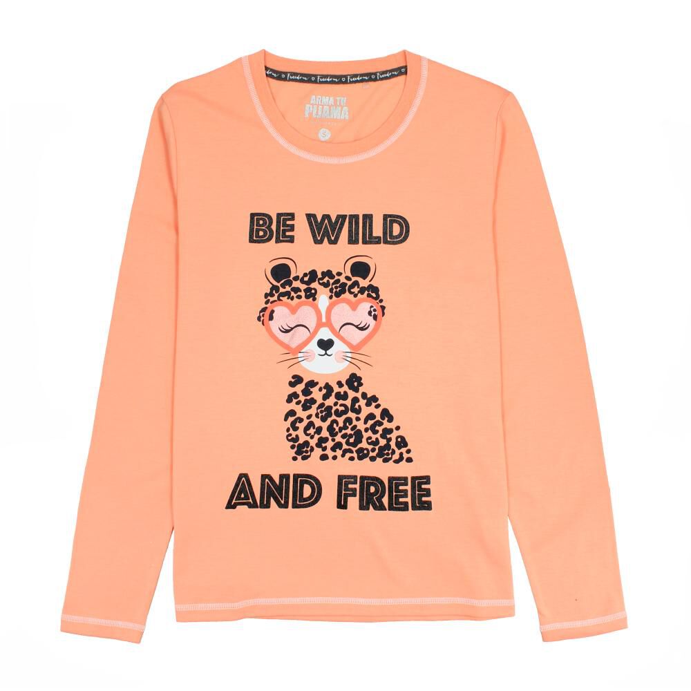 Polera De Pijama Manga Larga Mujer Freedom image number 0.0