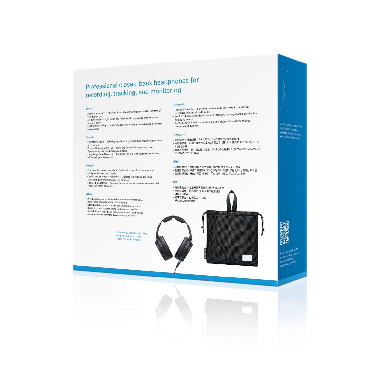 Aud&iacute;fonos Monitoreo Cerrados Sennheiser Hd 480 Pro image number 12.0