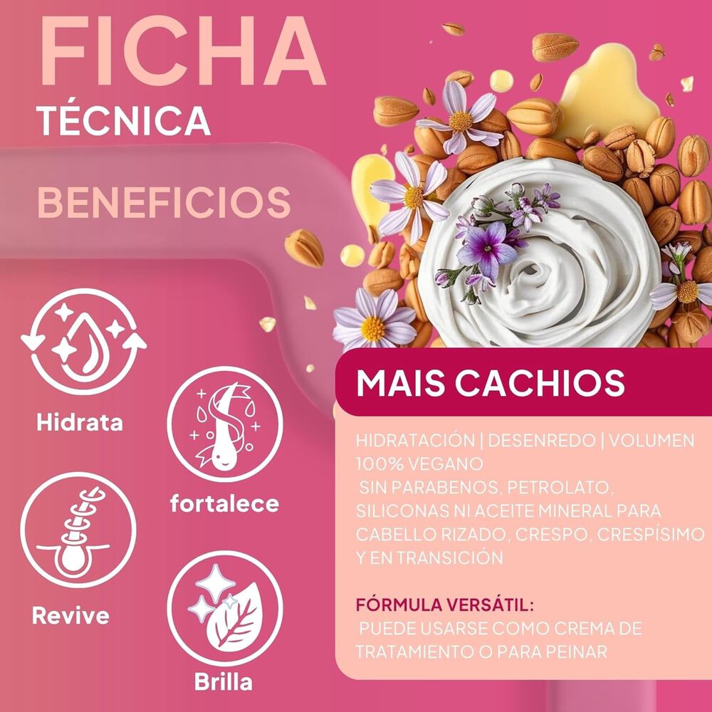 Shampoo Mais Cachos Skala Brasil 325ml image number 2.0
