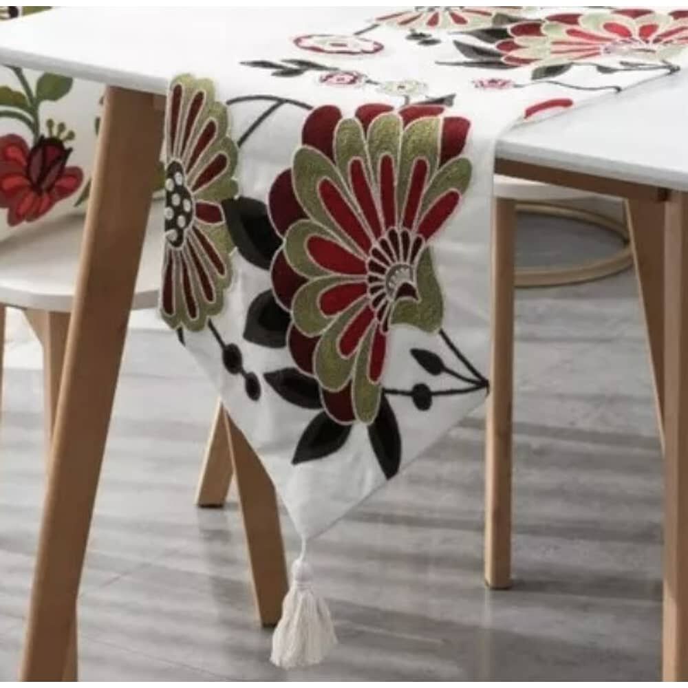 Camino De Mesa Dise&ntilde;o Bordado Camino De Mesa Decoraci&oacute;n image number 2.0