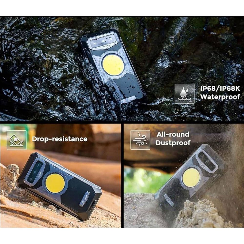 Celular Rugged Fossibot F102 Resistente A Golpes, Polvo, Humedad Y Agua / Nfc, Pantalla De 120hz, Potente Linterna De 495 L&uacute;menes image number 5.0