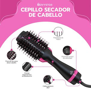 Cepillo Peine Secador Pelo Alisador Eléctrico 3 En 1