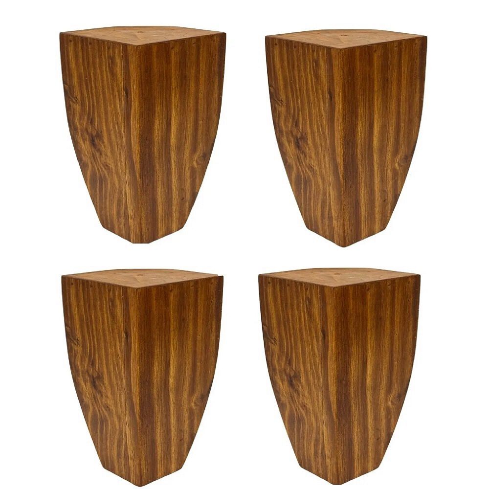 Patas Madera Para Cama Europea Pack 4 Unidades - Cafe image number 0.0