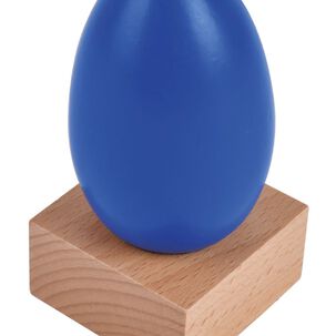 Cuerpos Geom&eacute;tricos Tridimensionales Madera Con Base