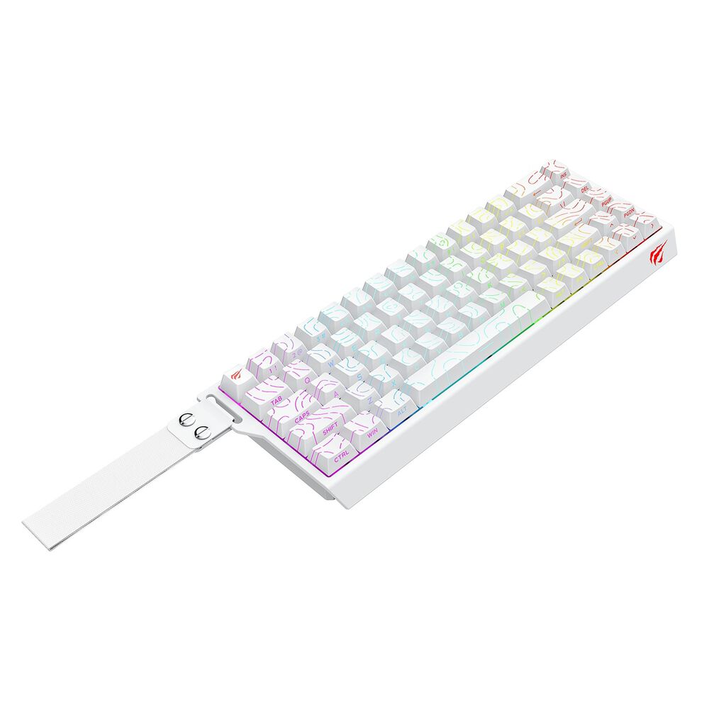 Teclado Mec&aacute;nico Gamer Compacto Rgb Kb922lb Blanco Havit image number 2.0