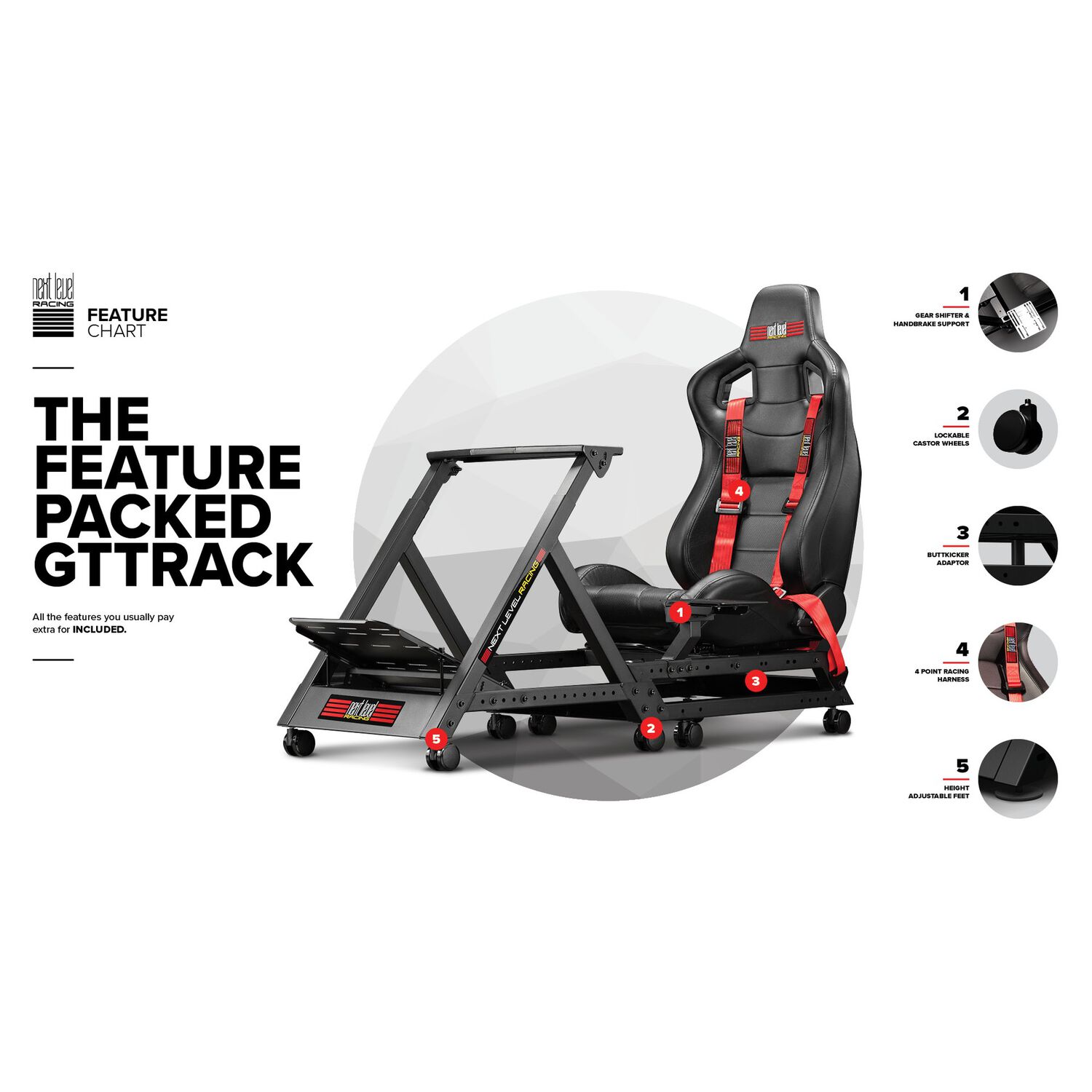 Gttrack Racing Simulator Cockpit image number 5.0