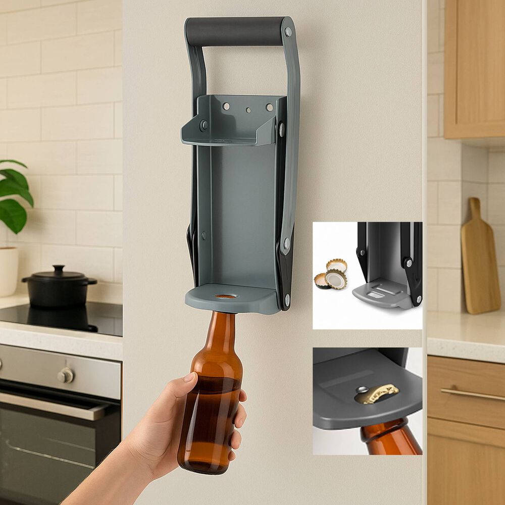 Aplasta Latas Con Agarre Suave | Compacto, Resistente Y Seguro image number 1.0