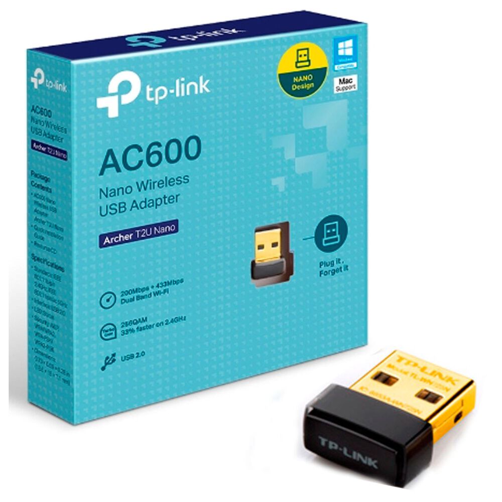 Adaptador Wifi Nano Usb 600mbps Archer T3u Nano image number 3.0