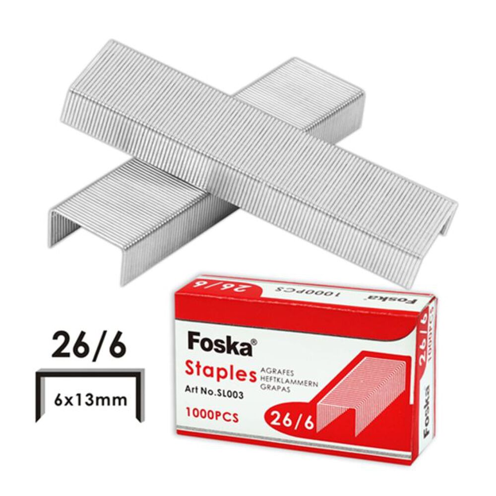 Corchetes 26/6 1000 Und Sl003 Foska image number 0.0