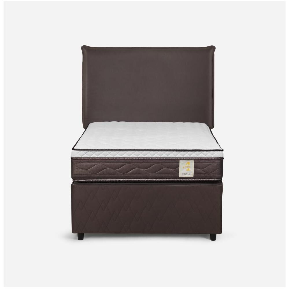 Cama Nido Rosen New Style 4 / 1.5 Plazas / Base Normal + Respaldo image number 0.0