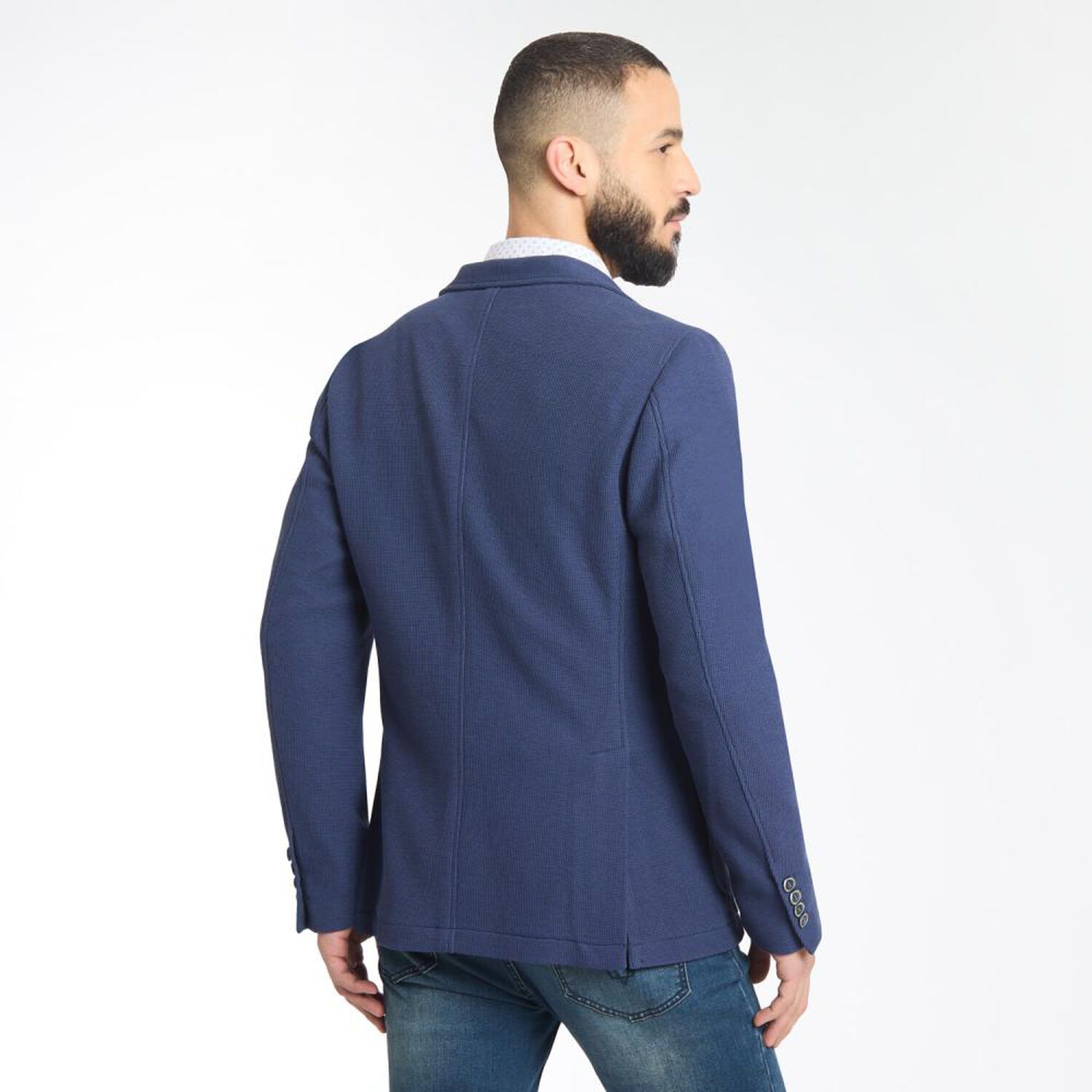 Blazer Slim Hombre Az Black image number 3.0