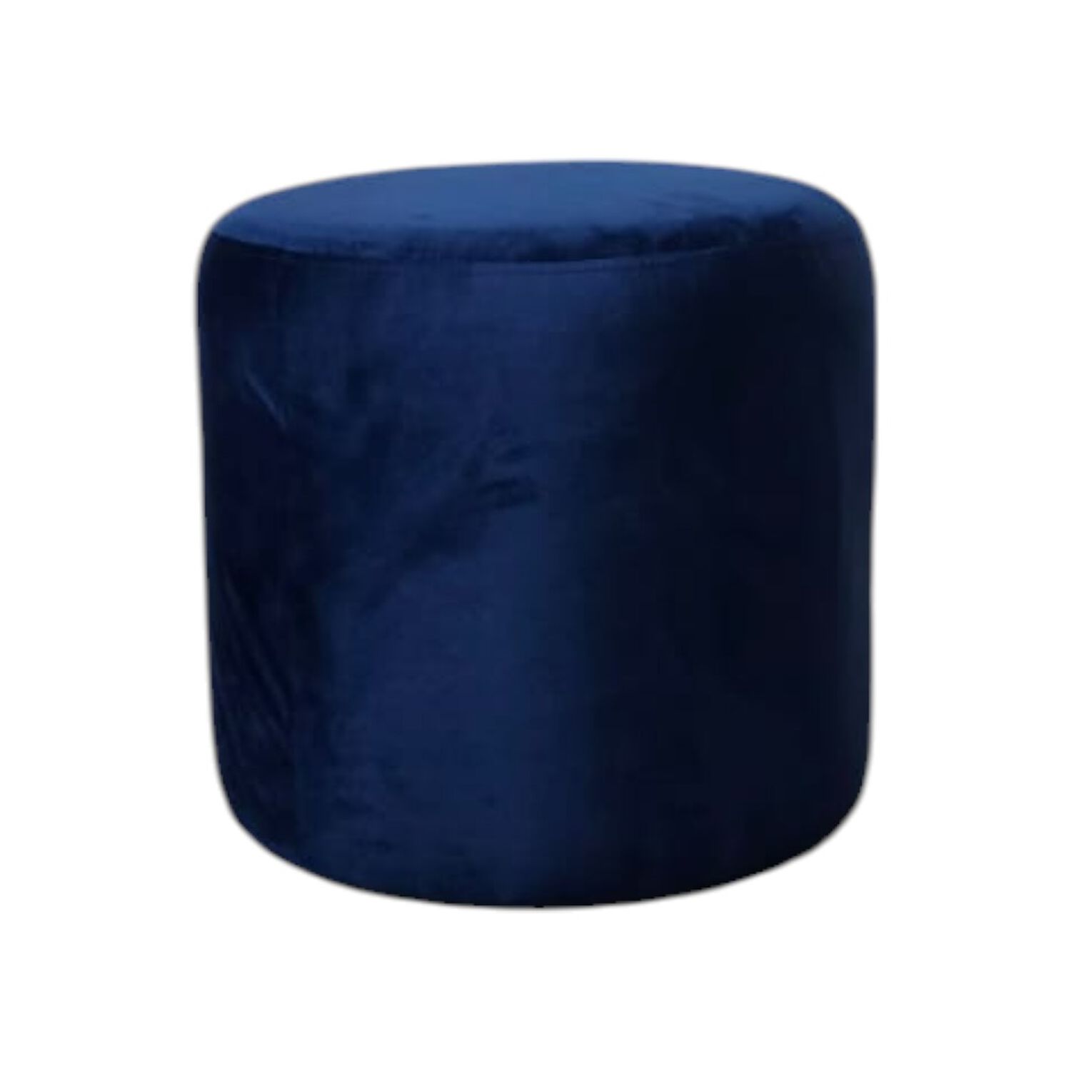 Pouf Felpa Azul Marino image number 0.0