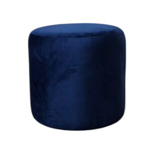 Pouf Felpa Azul Marino