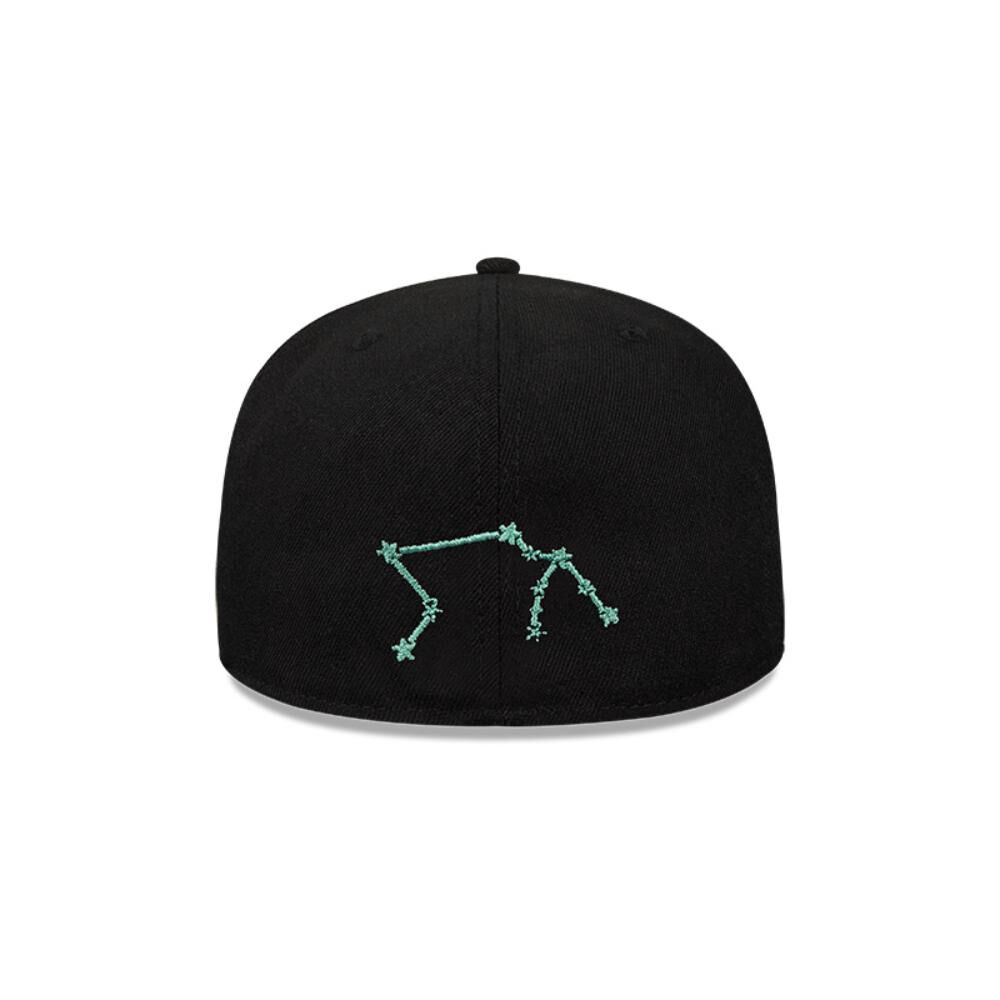 Jockey Tellaeche Horóscopo Acuario 59fifty Black image number 3.0