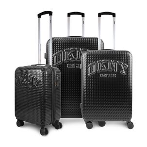 Set 3 Maletas Donna Karan Hot Town Cabina Mediana Grande Negras