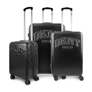 Set 3 Maletas Donna Karan Hot Town Cabina Mediana Grande Negras
