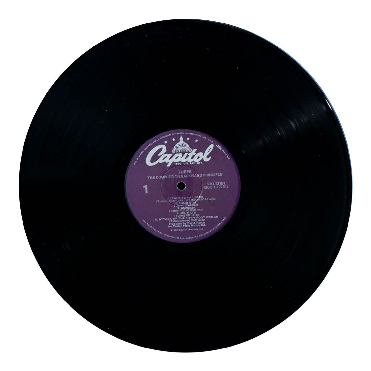 Tubes - The Completion Backward Principle | Vinilo Usado image number 3.0