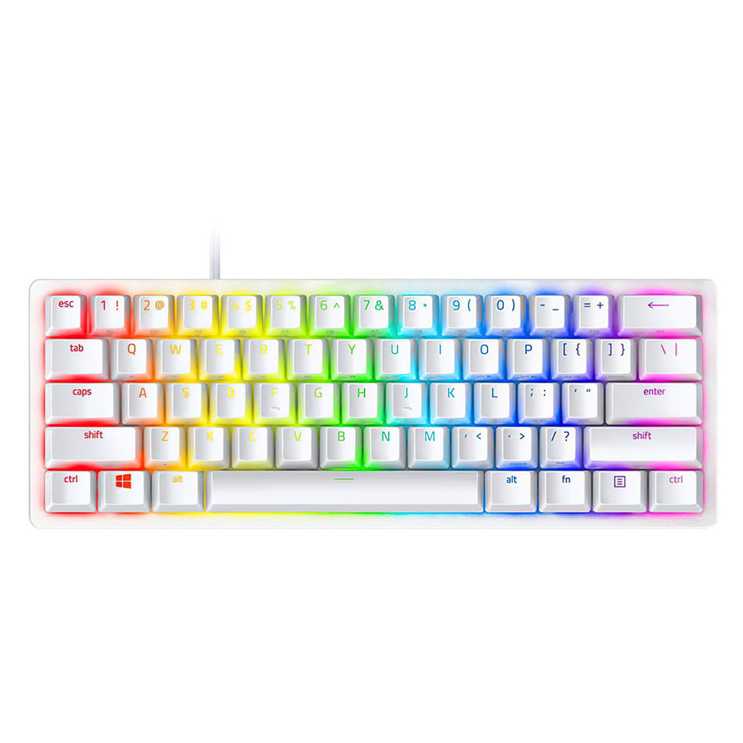 Teclado Razer Huntsman Mini Purple Switch Mercury image number 0.0