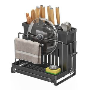 Organizador De Cubiertos Estante Escurridor Tabla De Cortar Organizador De Cubiertos Estante Escurridor Tabla De Cortar