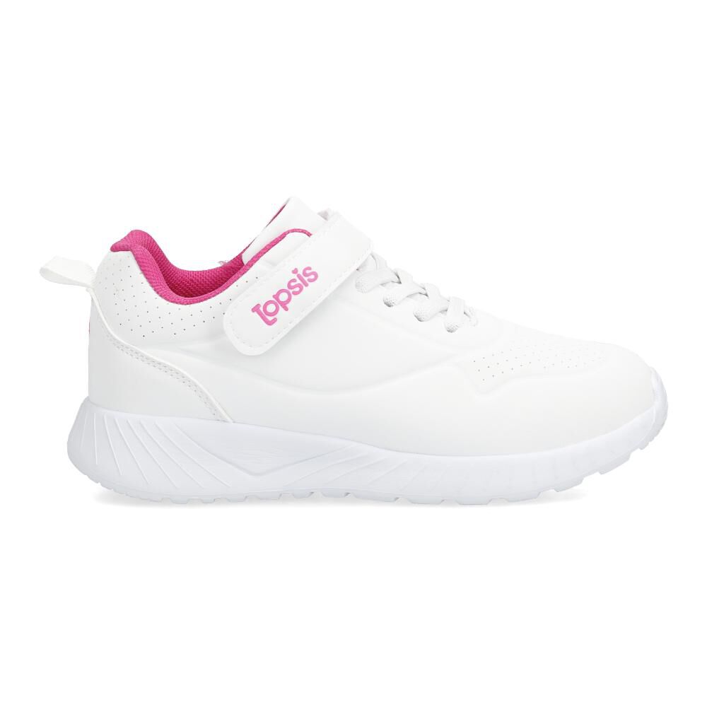 Zapatilla Infantil Niña Topsis White image number 2.0