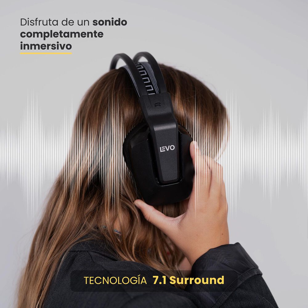 Aud&iacute;fono Gamer Inal&aacute;mbrico Zenit Elite Bluetooth Rgb Levo image number 1.0