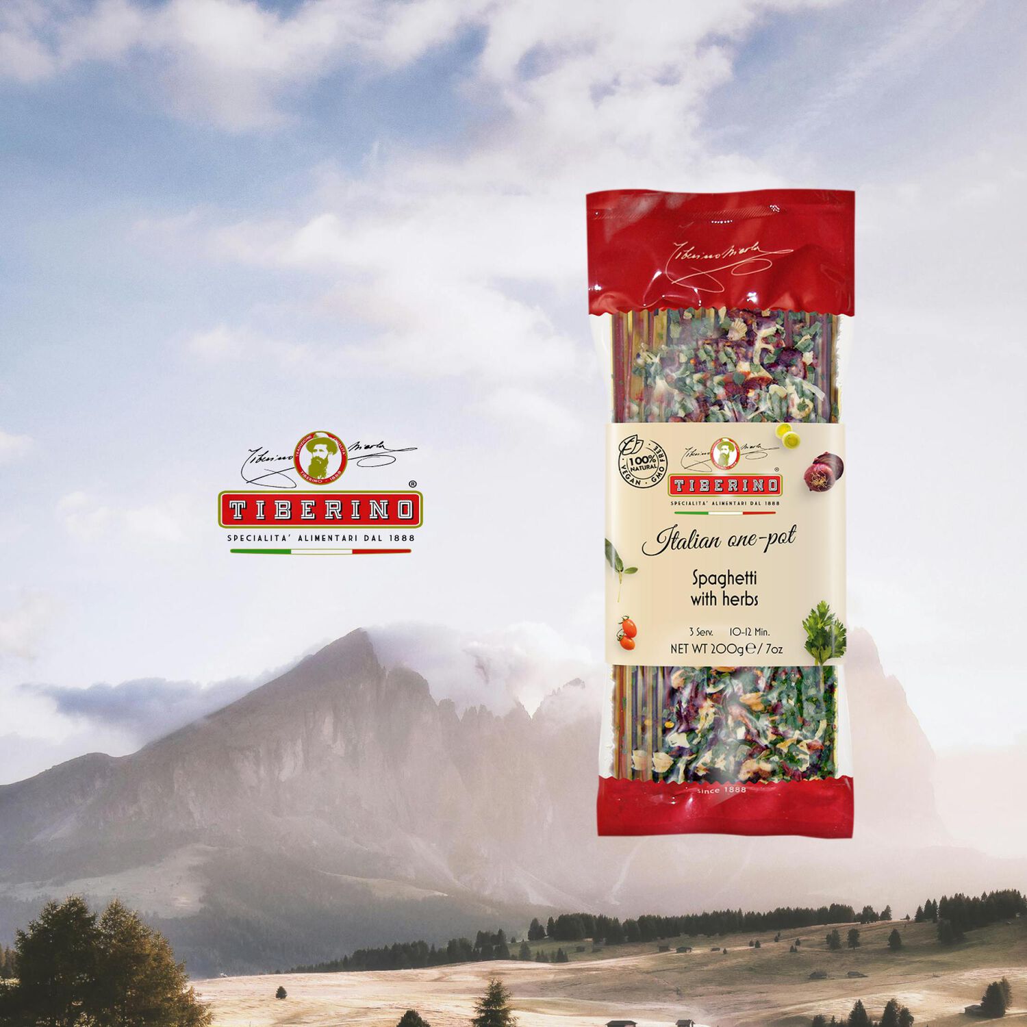 Pr Tiberino Spaguetti Hierbas 1 X 200 Gr image number 1.0
