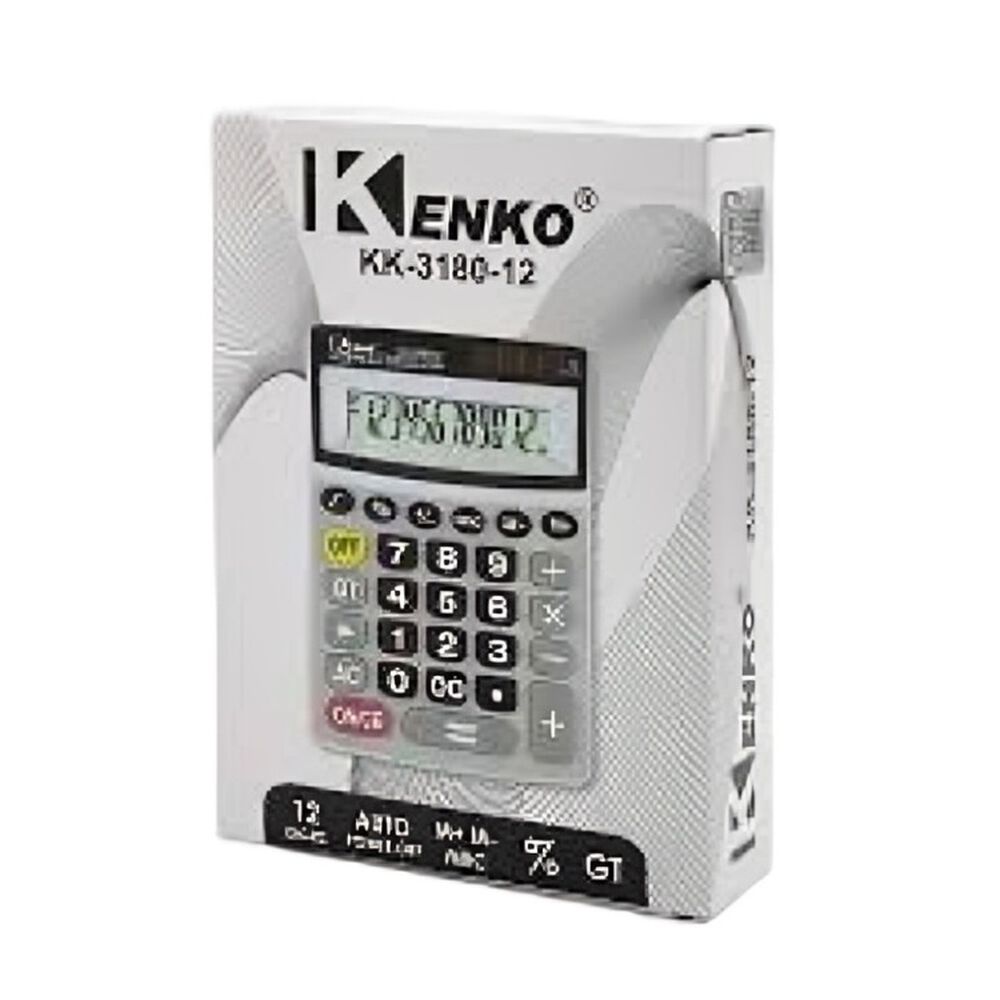 Calculadora Electrónica De Escritorio Kk-3180-12 image number 1.0