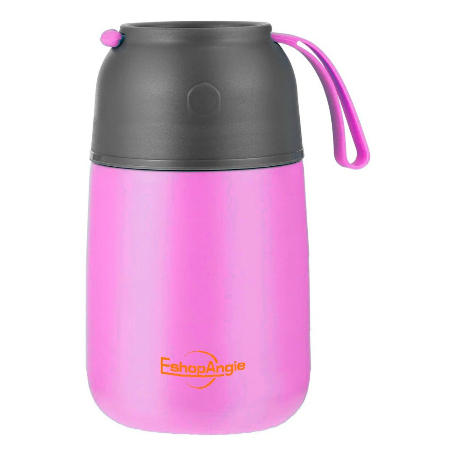 Termo Comida Acero Inoxidable 650ml Rosa Con Cuchara image number 0.0