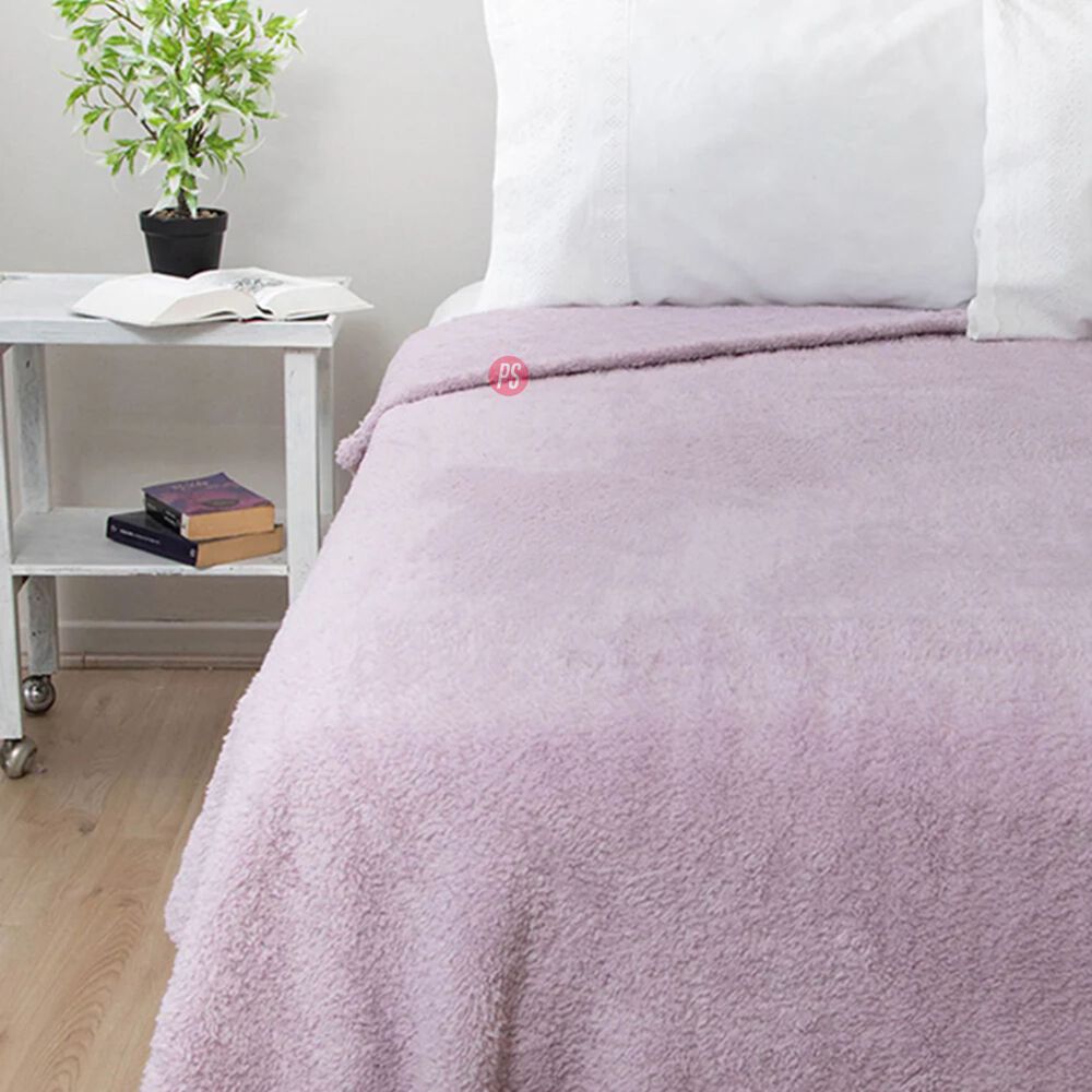 Frazada Softy Lisa 2 Plazas Hipertermica Tonos Claros - Ps image number 2.0