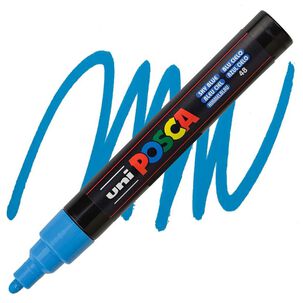 Marcador Acr&iacute;lico Azul Cielo 5m Posca