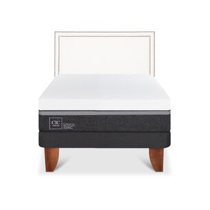 Cama Europea Cic Ortopedic Advance / 1.5 Plazas / Base Normal + Respaldo
