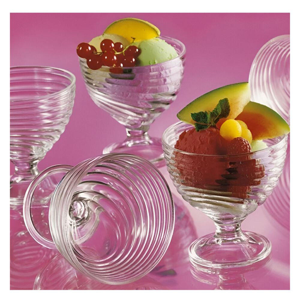 Set 6 Copas Helado De 300ml Lineas Postres Cocina Allegra image number 2.0