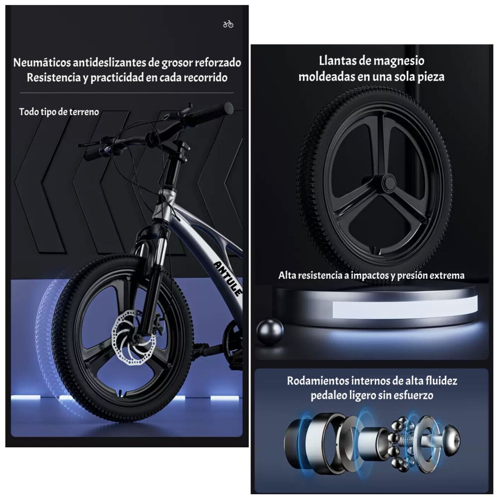 Bicicleta Infantil 7-10 Años Aro 20 City Lubabycas image number 3.0