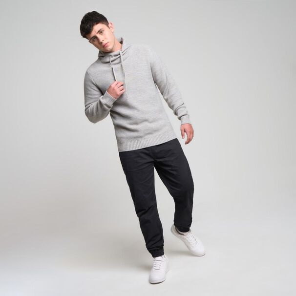 Sweater Liso Manga Larga Cuello Alto Con Cacpuha Hombre Skuad