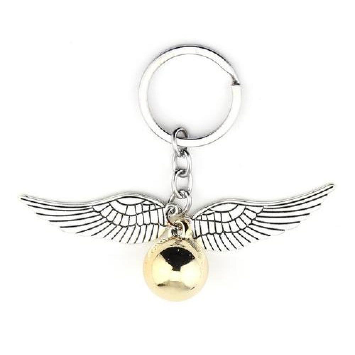 Llavero Met&aacute;lico Harry Potter Snitch Dorada Juego Quidditch image number 0.0