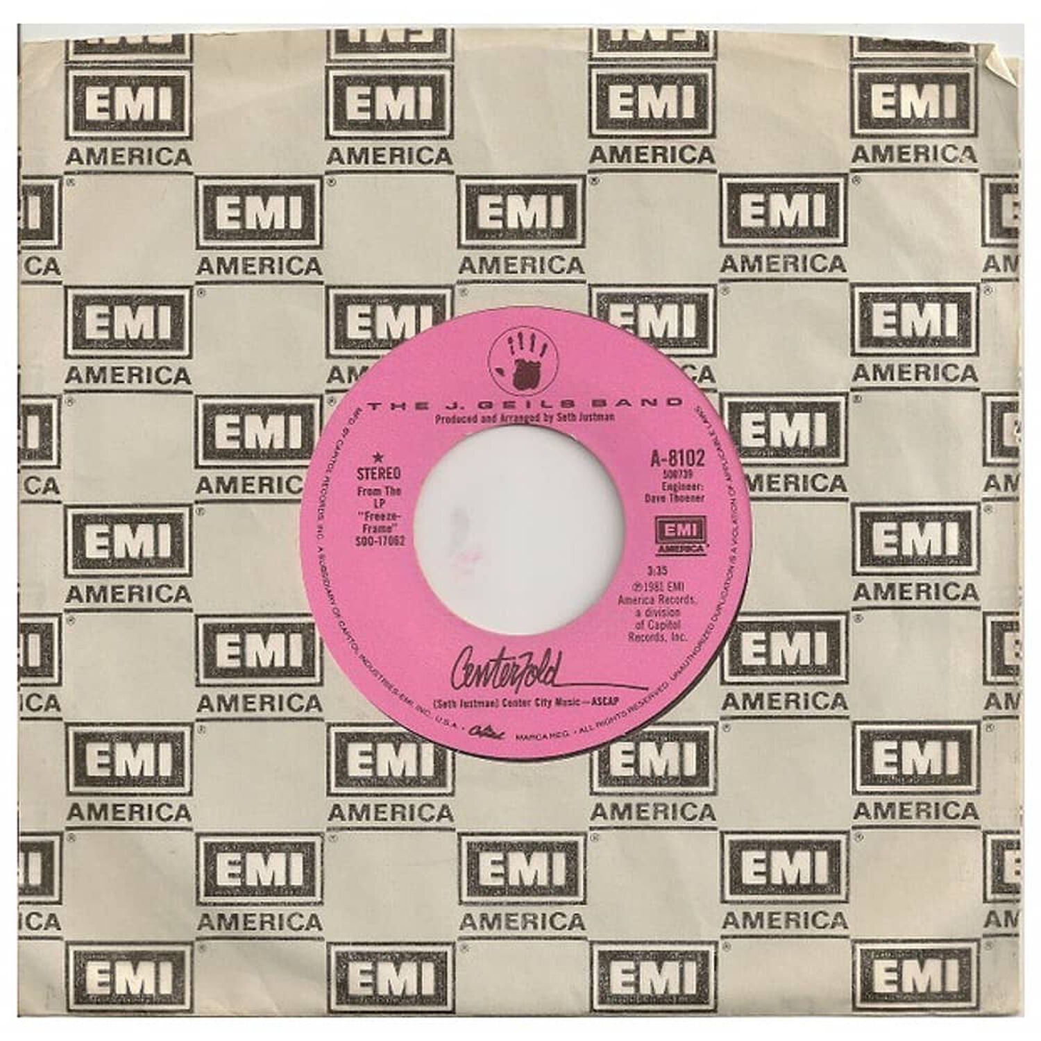 J. Geils Band - Centerfold | 7" Single Vinilo Usado image number 0.0