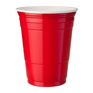 Vaso Bicolor 500 Cc Rojo 10 Piezas Big Party