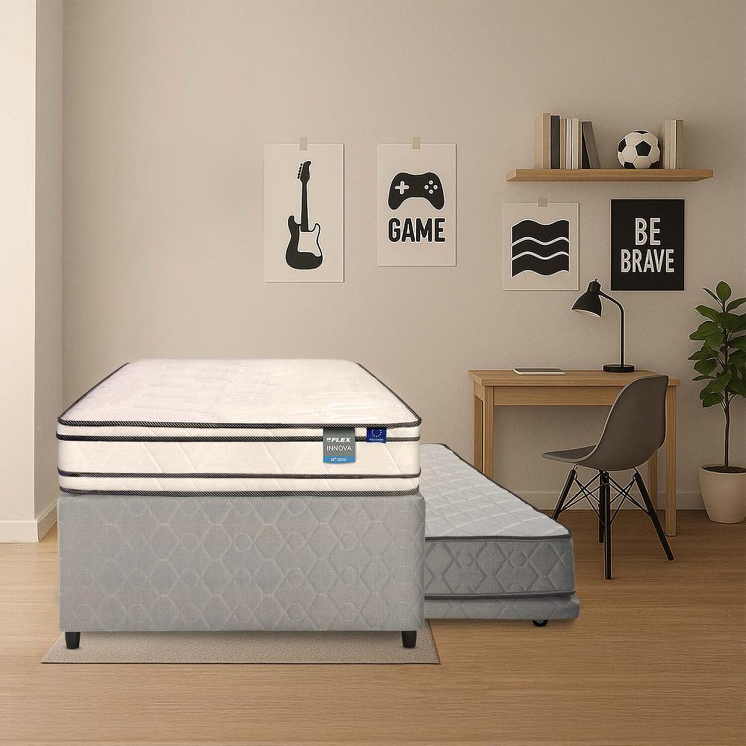 Cama Nido Flex Innova / 1.5 Plazas / Base Normal image number 5.0