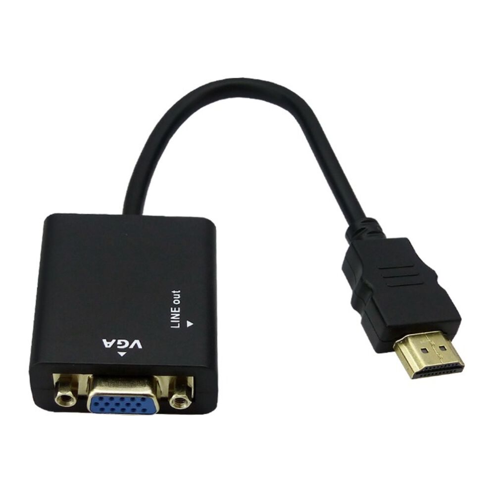 Convertidor De Hdmi A Vga Con Audio Incluye El Cable 1x1 En Caja Pvc image number 2.0
