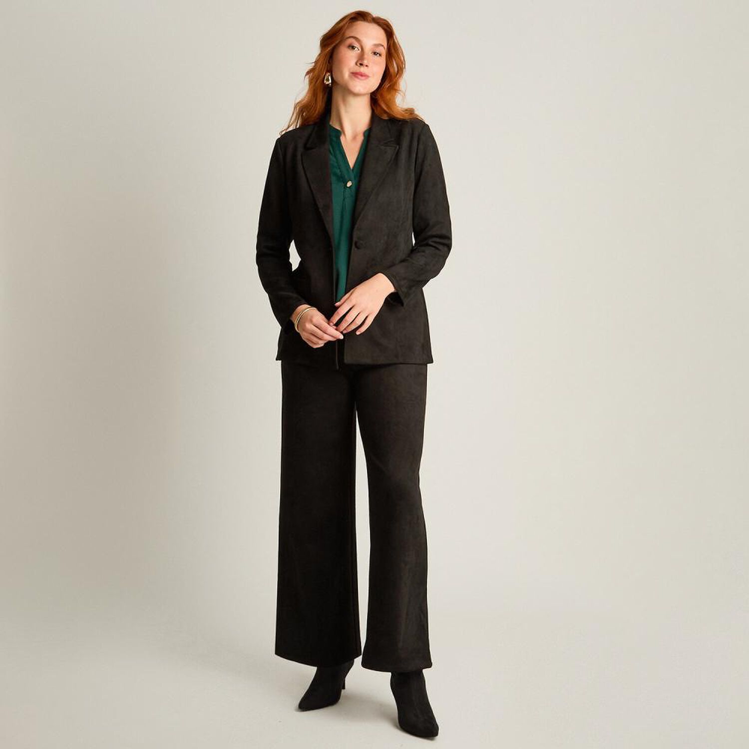 Blazer Manga Larga Cuello Solapa Mujer Lorenzo Di Pontti image number 1.0