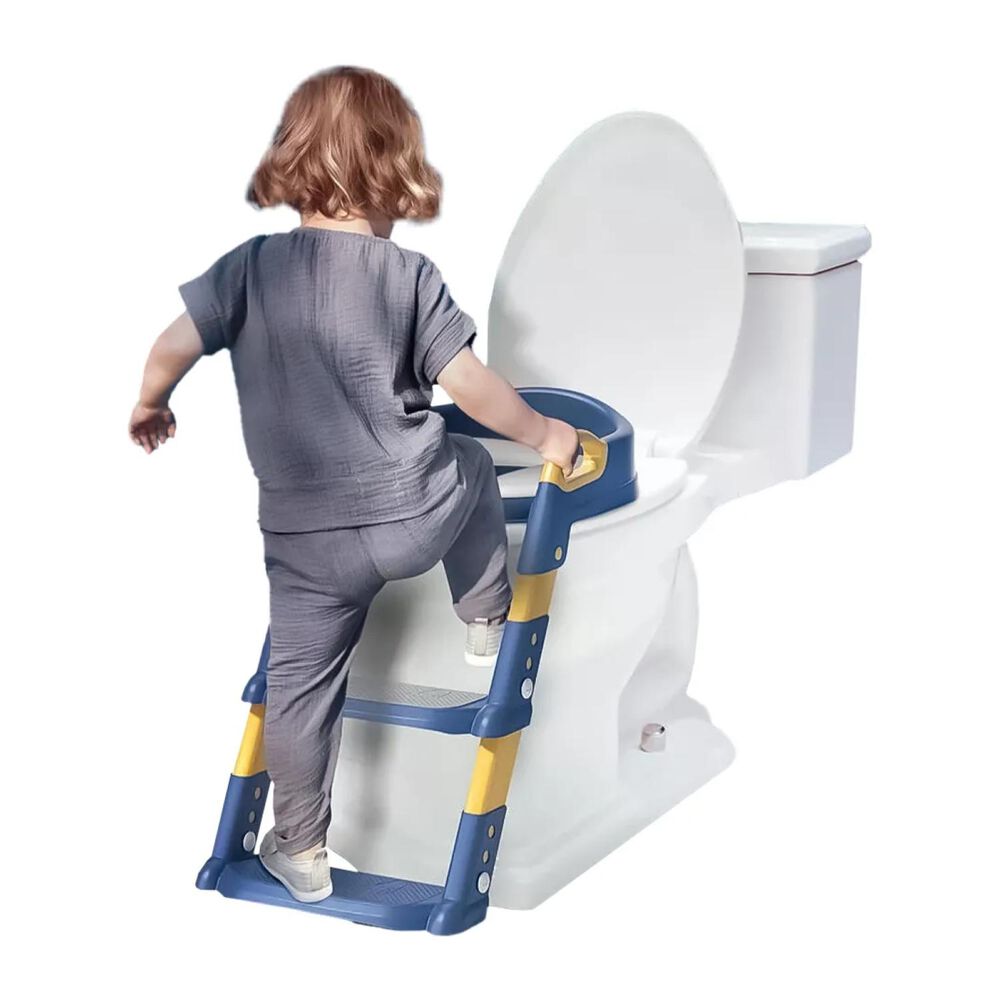 Escalera Asiento Pelela Entrenador Infantil Plegable Azul image number 3.0