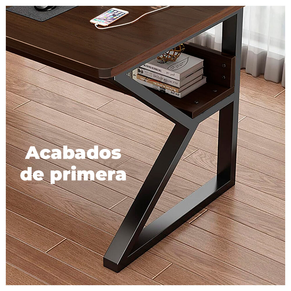 Mesa Escritorio De Metal Moderna Compacta Y Resistente image number 2.0