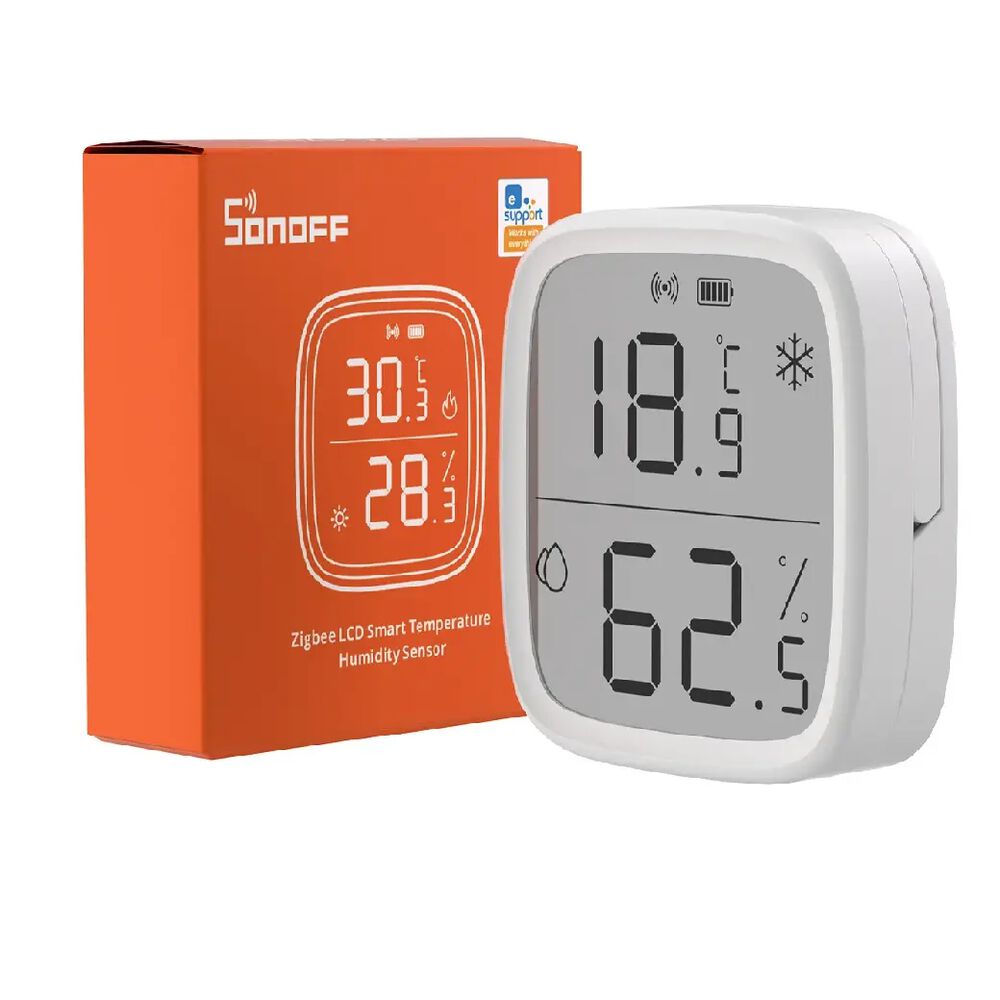 Sensor De Temperatura Y Humedad Sonoff Snzb-02d Zigbee image number 1.0